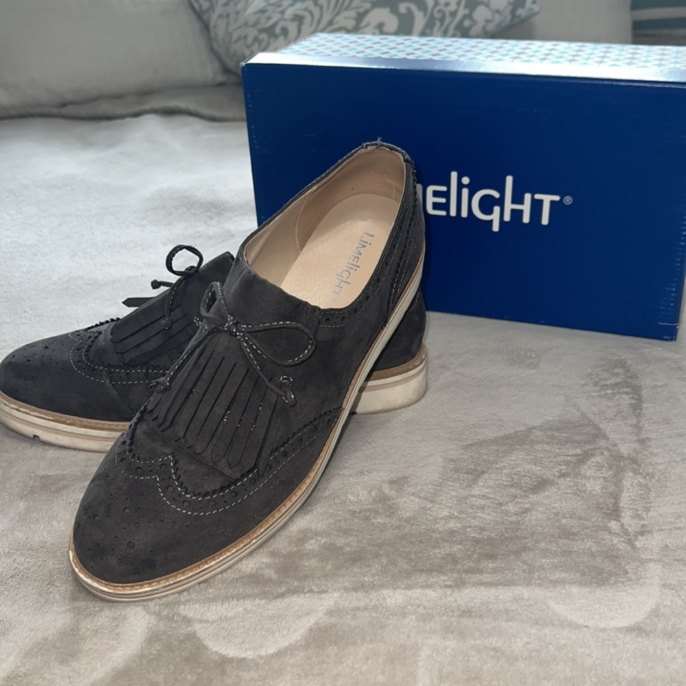 Pandora Grey Oxford Style Shoe